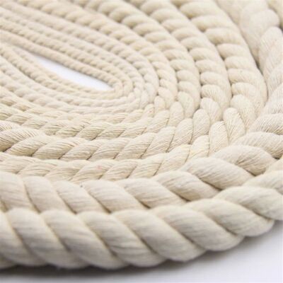 Macrame Cord Twisted String Cotton Cord For Handmade Natural