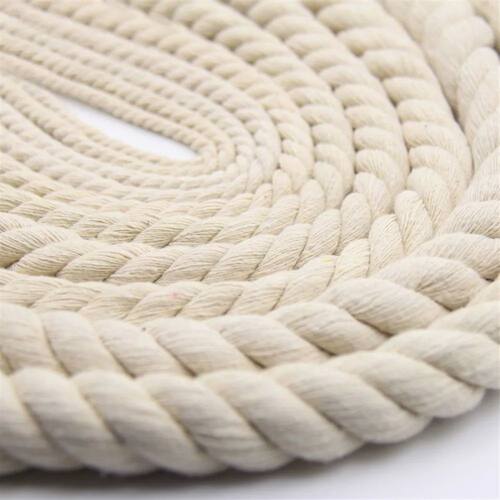 Macrame Cord Twisted String Cotton Cord For Handmade Natural