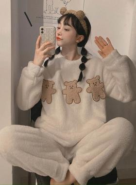 pyjamas pajamas winter pijamas women nightwear sleepwear睡衣