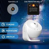 LED Night Light Galaxy Projector Starry Sky Projector 360° thumbnail 3
