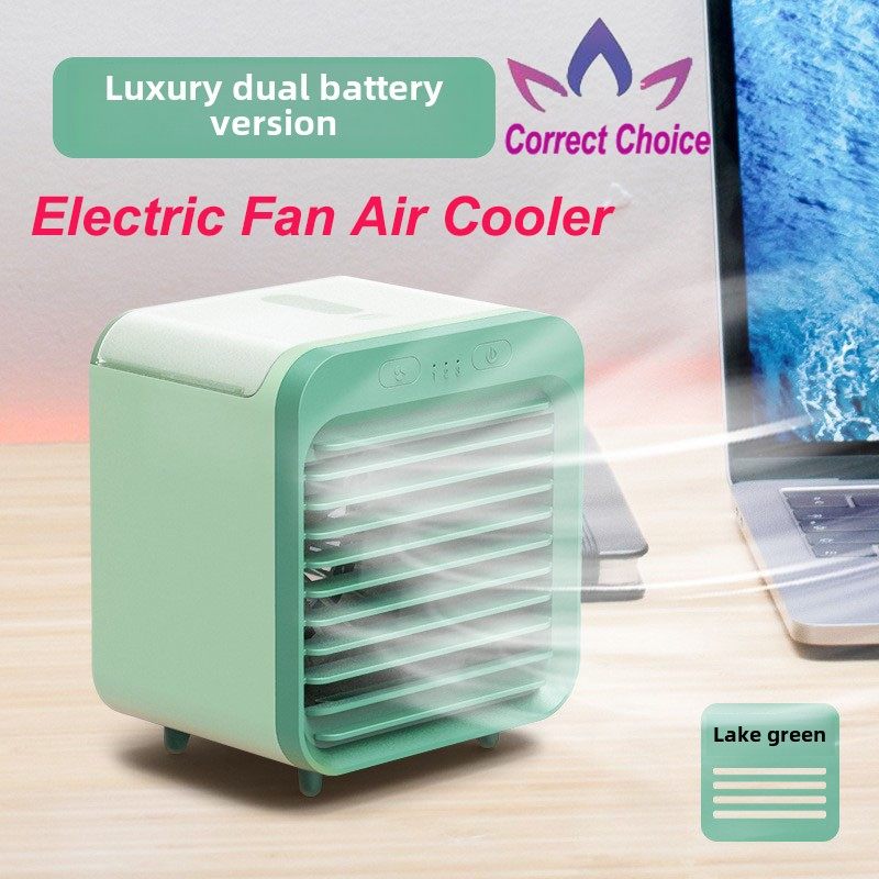 Electric Fan Air Cooler Mini USB喷雾降温宿舍冷风机加湿水风扇