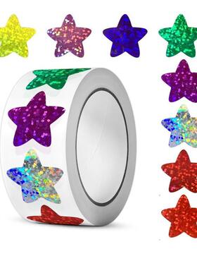 500pcs Colorful Star Stickers for Kids Reward School