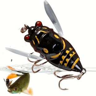 1PC Cicada Fishing Bait 2024 New 3d Holographic Eye Fishing