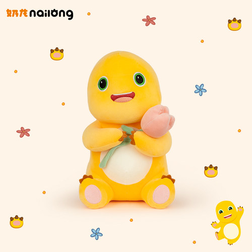 正版限量七夕奶龙公仔