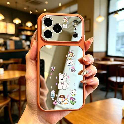 火凤圆框猫适用苹果18promax手机壳iPhone17新款16pro多巴胺15Plus高级感15高颜值14ins风13小众12仿原镜面11