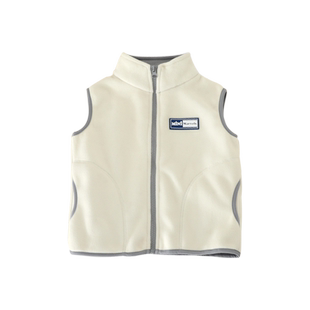 儿童马甲秋冬摇粒绒男童内外穿抓绒背心内搭外套坎肩幼儿园校服女