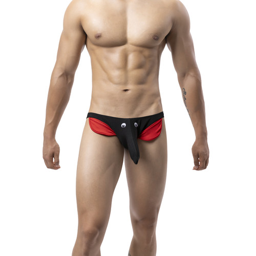 大象鼻式内裤男性感蛋蛋分离JJ套三角裤成人特色防摩擦Q趣短裤衩