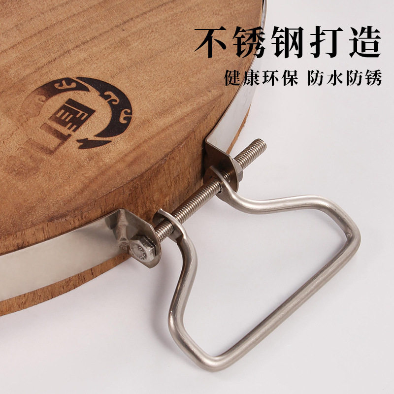 菜板圆形加固钢圈手提不