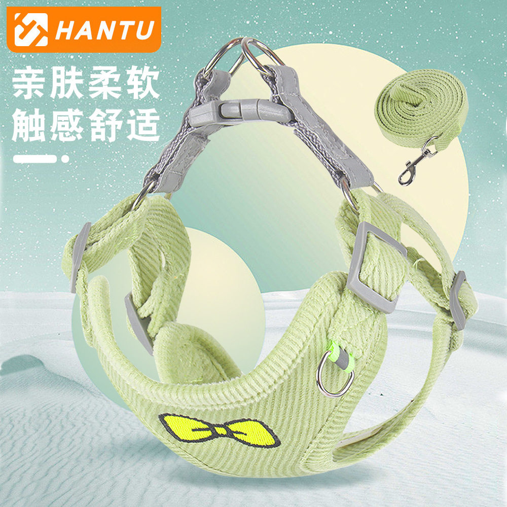 新款狗狗牵引绳背心式泰