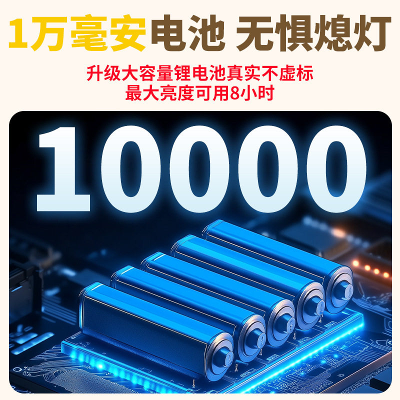 led折叠充电宝台灯护眼床