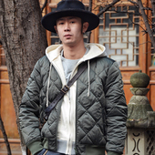 MCS源自万宝路飞机师合身款 棒球立领商务休闲鹅绒保暖短款 羽绒服