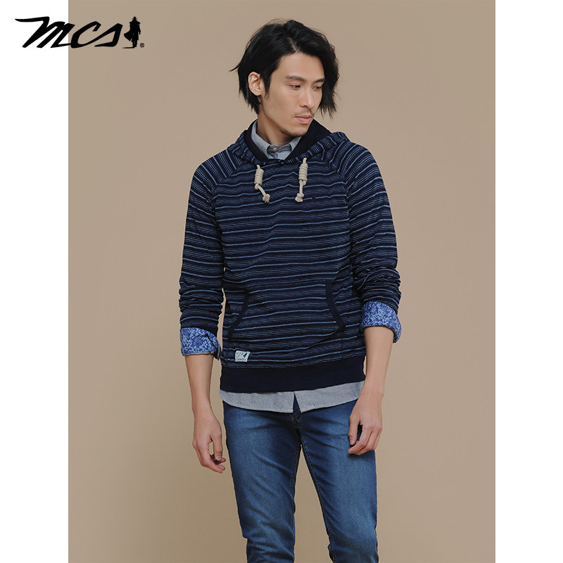 MCS源自万宝路纯棉针织休闲卫衣
