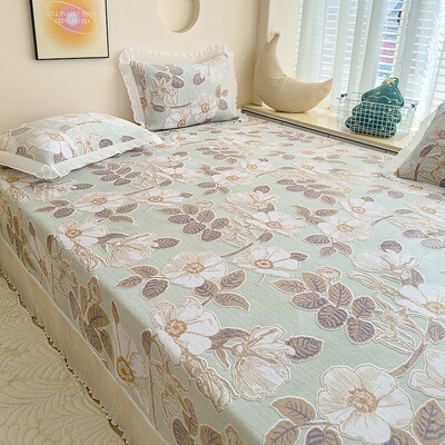 加厚雕花绒3D立体印花可机洗