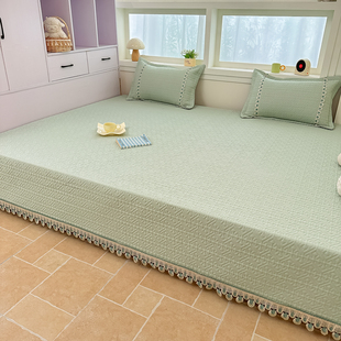 新型纯棉水洗棉榻榻米的专用床盖四季通用大尺寸床单全棉炕盖定制