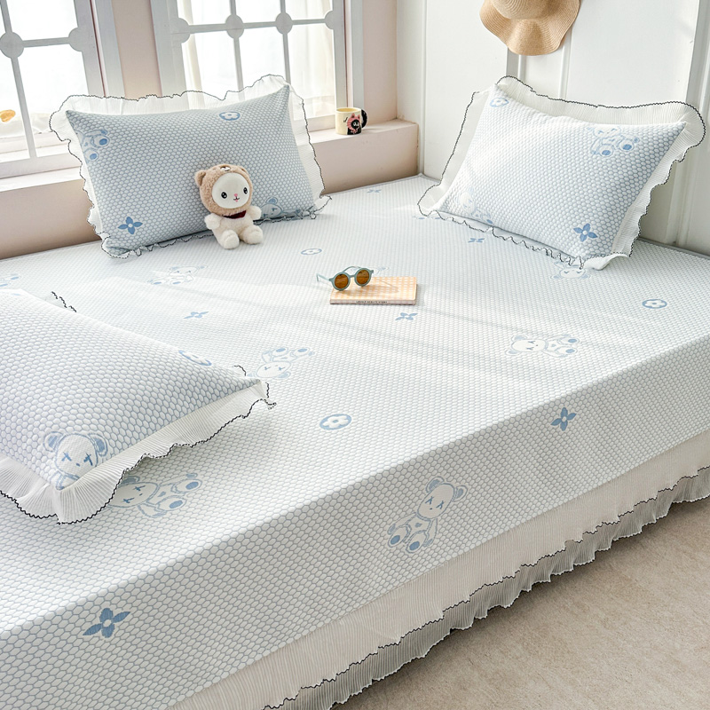 定制榻榻米冰絲涼席床蓋可機洗