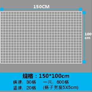 超市地摊展示架货架 加粗网片网格白色铁丝网架格子铁网防护网服装