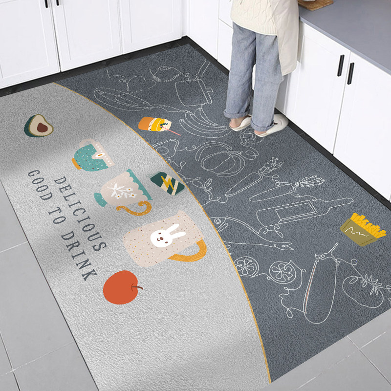 整铺厨房地垫防滑防油可擦免洗地毯可裁剪防水pvc家用耐脏脚垫子,居家布艺,厨房地垫,淘宝优惠券,粉丝福利购,淘宝优惠卷
