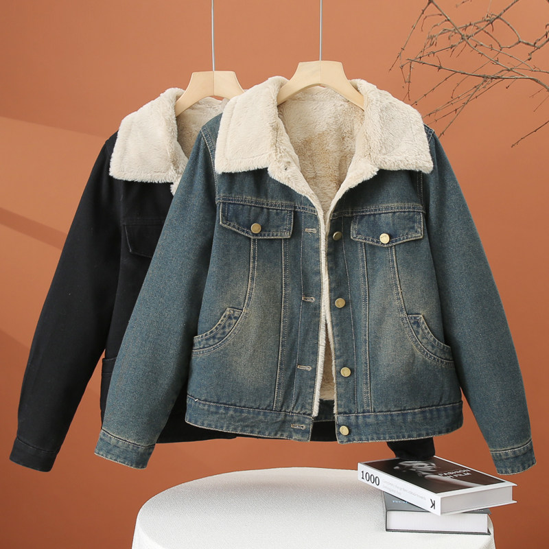 加绒加厚牛仔外套女冬季2025新款外衣小个子休闲保暖女士短款棉衣,女装/女士精品,棉衣/棉服,淘宝优惠券,粉丝福利购,淘宝优惠卷