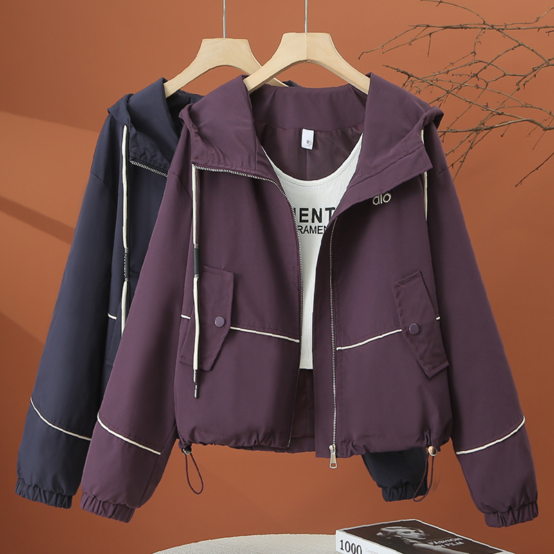 小个子连帽外套女春秋