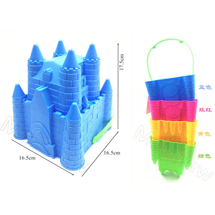 2023新品宝宝城堡桶沙滩玩具海边玩沙堆城堡模具男女儿童挖沙工具