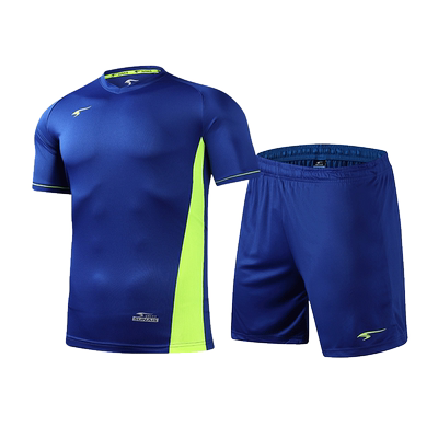 SUNAIS舒莱狮短袖速干T恤男透气运动足球训练队服套装