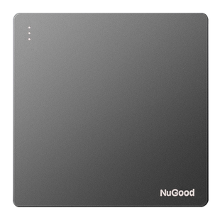 固帝开关插座V1大面板86型家用空调五孔带开关16安墙壁灰色nugood