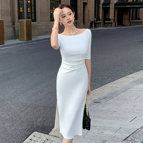 高级感法式礼服连衣裙裙子
