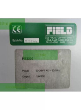 询价Tarjeta De Entrada/Salida Usada Field ELECTRONICS PS2200