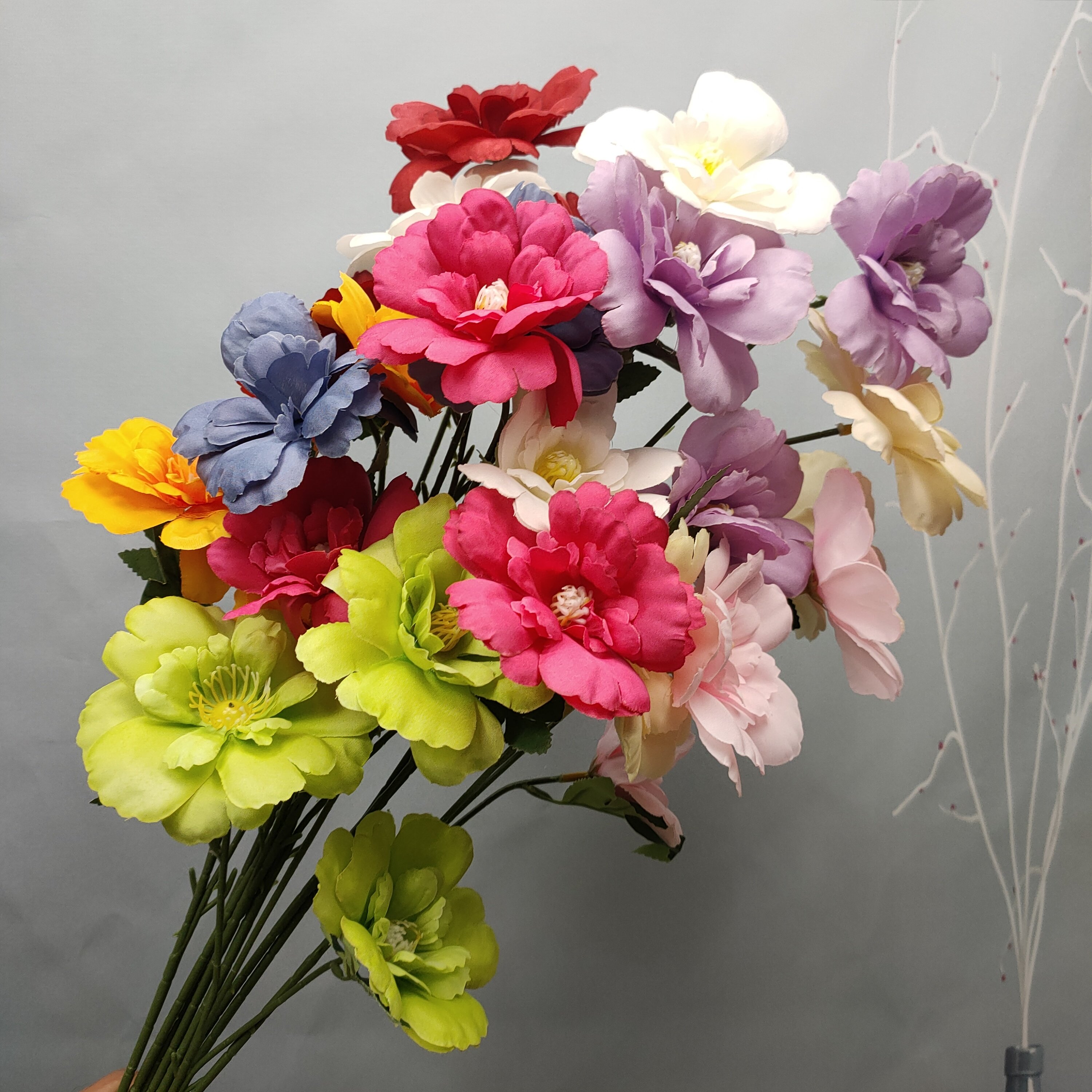 厂家直销三头凤丹牡丹仿真花绢布假花婚庆花艺商业美陈布景装饰花,鲜花速递/花卉仿真/绿植园艺,仿真花,淘宝优惠券,粉丝福利购,淘宝优惠卷