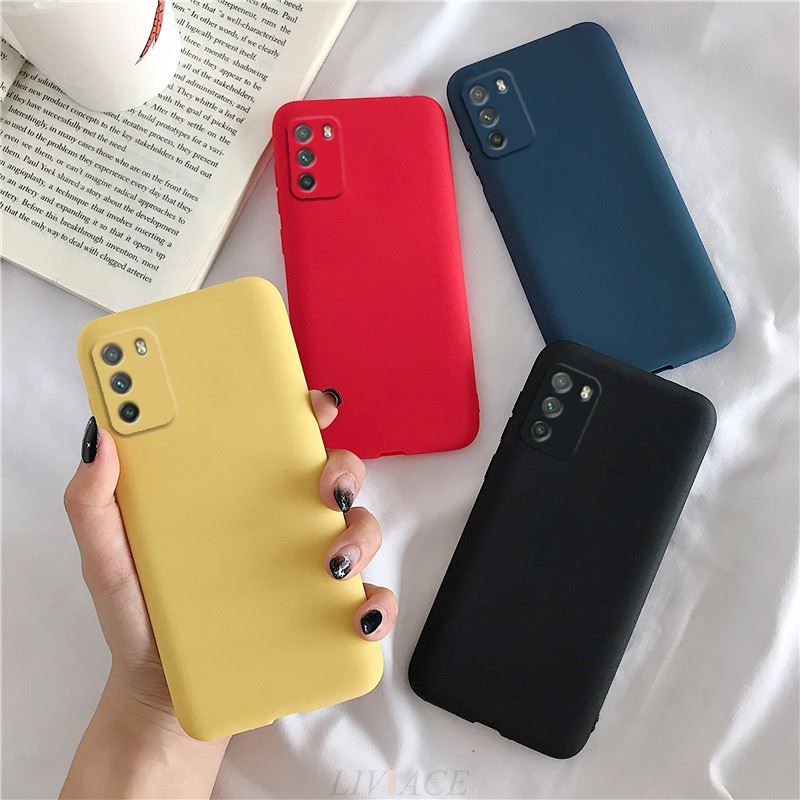 Candy Color Frosted Silicone Phone Case For Xiaomi Poco M3 G