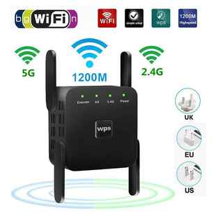 Wifi Repeater Dual Booster 2.4G Signal Amplifie Band
