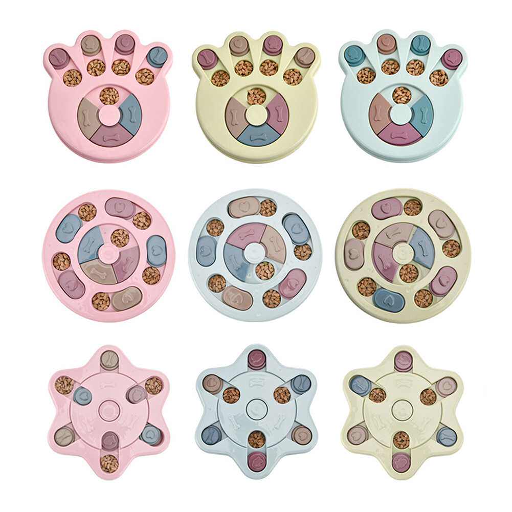 .Dog Puzzle Toys Increase IQ Interactive Slow Dispensing Fee