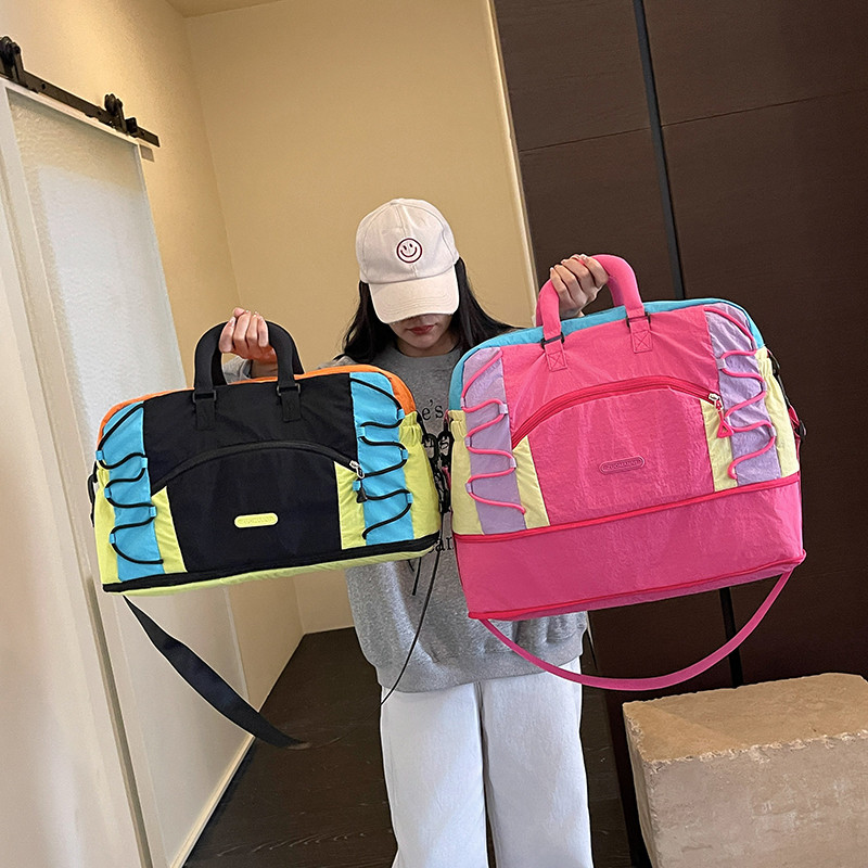 牛津布结实扩展干湿分离旅行大包