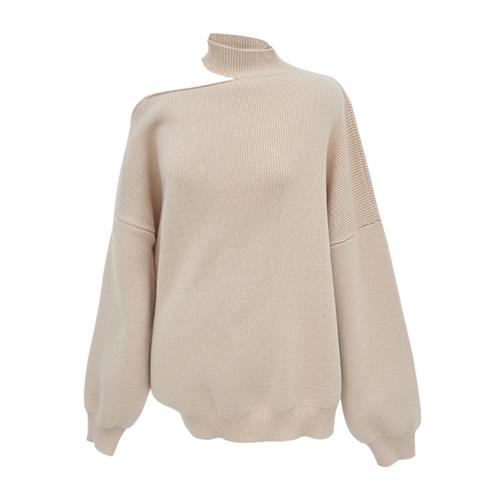 Women Cardigan Knitted Sweater Slimming Length Medium Loose