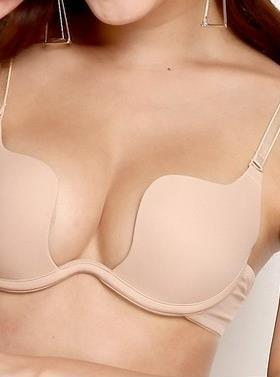 U-shaped backless wedding dress invisible underwear bra