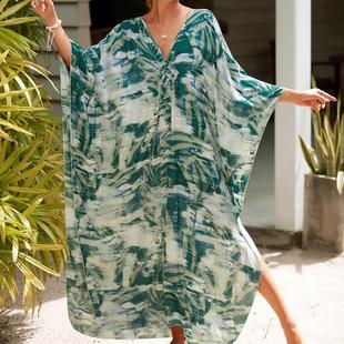 Style Braided Chest Holiday Robe Cover Loose Bikini