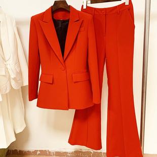 cloth piece suit button one pants fashion set