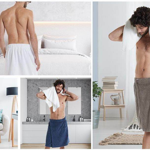 towel shower wearable color with beach mens towel bathhouse