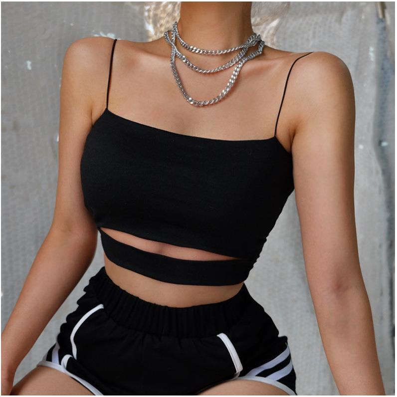 fitness underwear sports pad chest suspenders beautiful