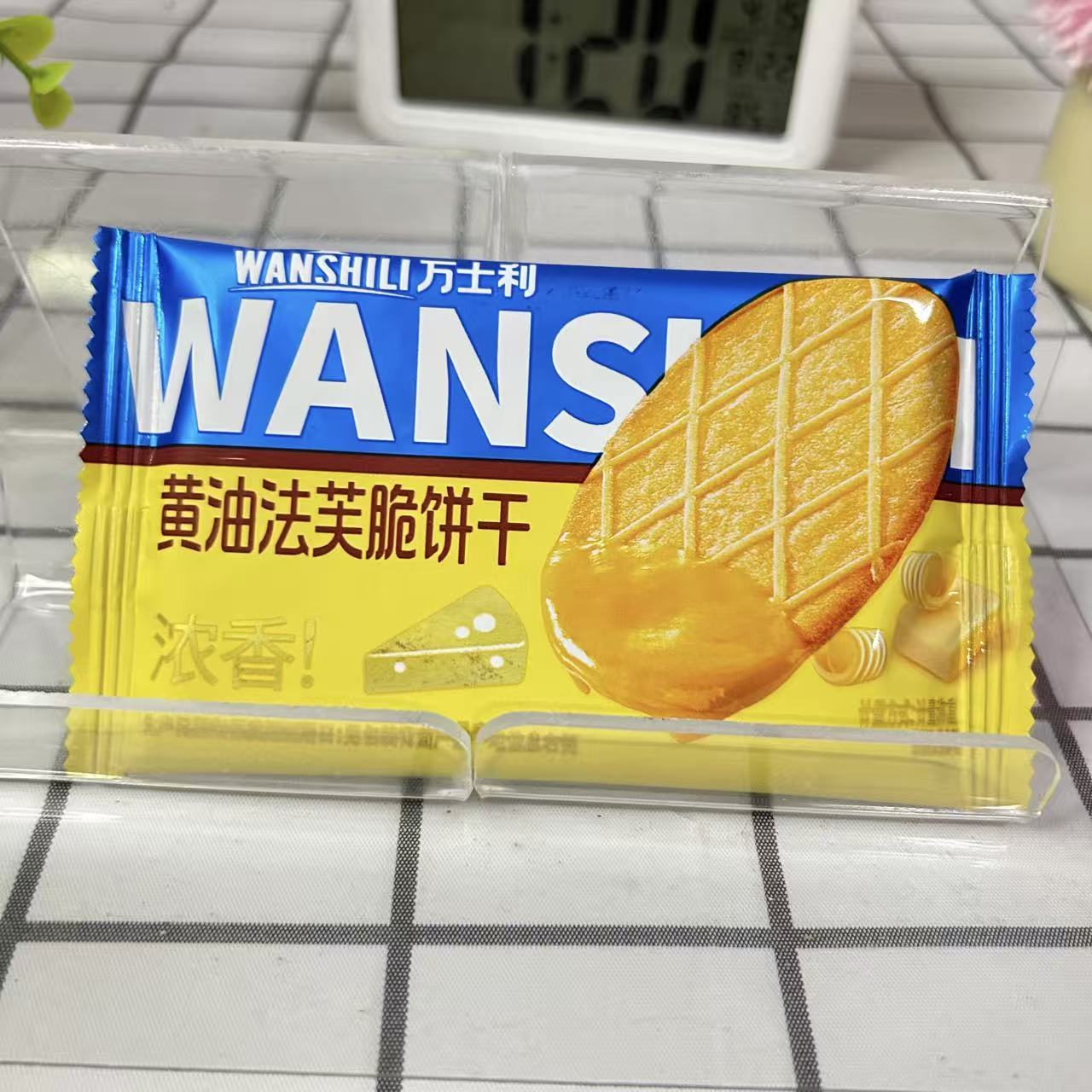 万士利法芙脆巧克力薄脆饼干