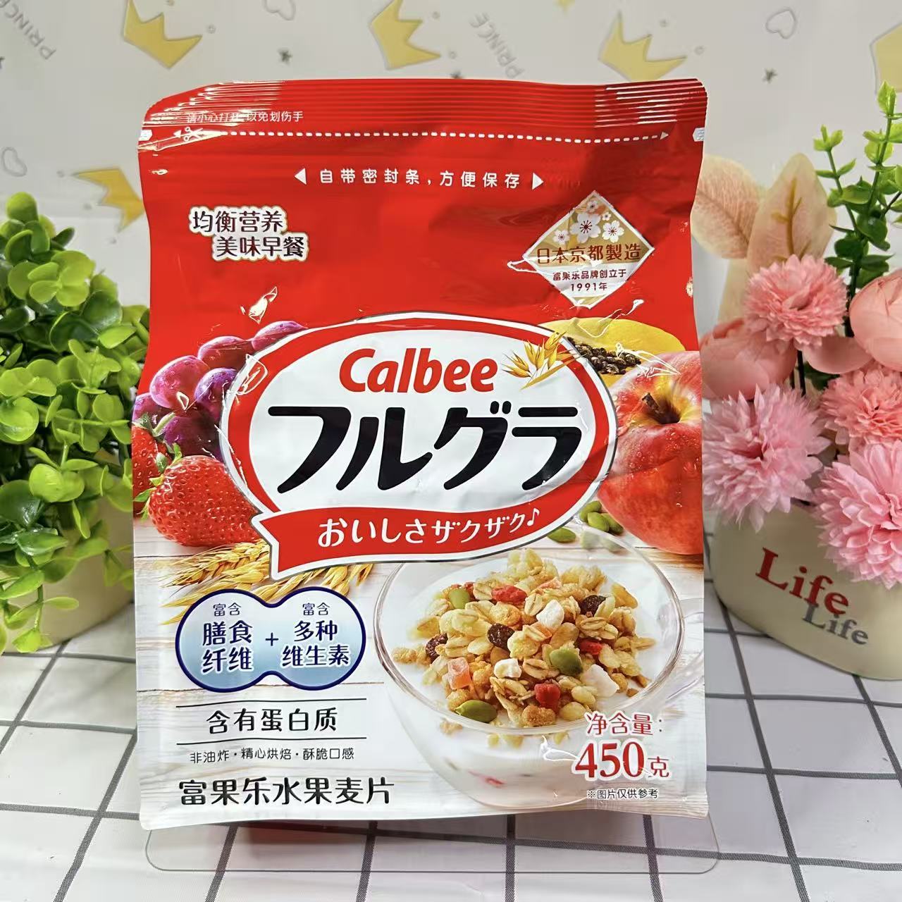 日本进口卡乐比原味水果麦片