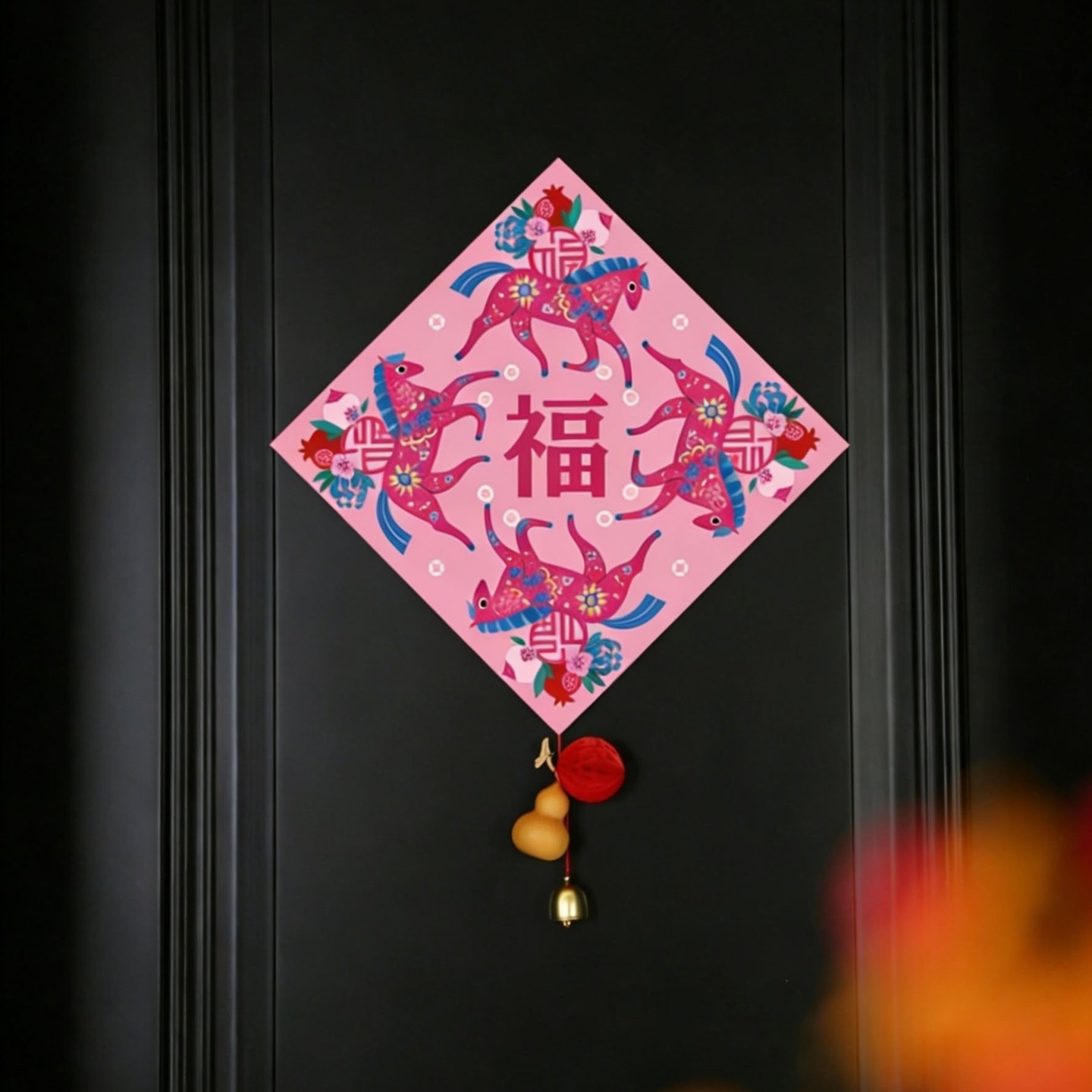 高端福字门贴2026年马年磁吸款福字入户贴纸春节新年氛围装饰布置,节庆用品/礼品,福字/窗花/窗贴,淘宝优惠券,粉丝福利购,淘宝优惠卷