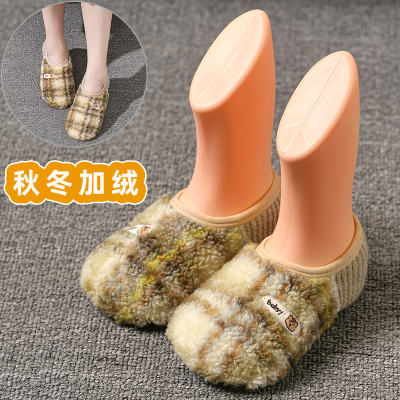 秋冬加绒儿童保暖地板袜居家宝宝加厚隔凉爬爬垫袜套幼儿学步鞋袜