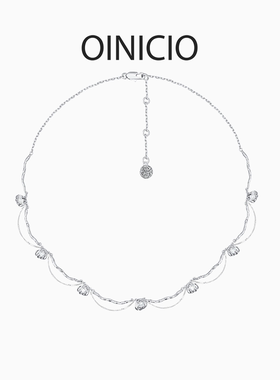 [陈天润同款]OINICIO初印人鱼公主系列925银小贝壳拼接项链女颈链
