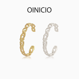 [新年礼物]OINICIO初印种子系列藤绕种子手镯女金色镂空情侣手饰