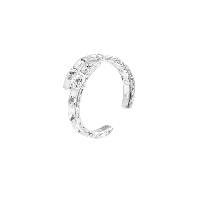 OINICIO镂空不对称情侣对戒