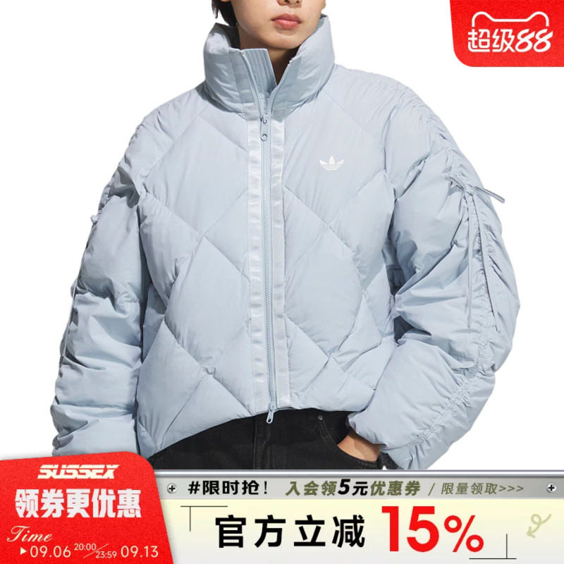 阿迪达斯运动休闲羽绒服