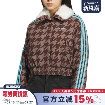 阿迪达斯运动休闲棉服