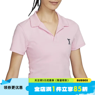 nike耐克女子运动休闲短袖 663 T恤POLO衫 HJ6852