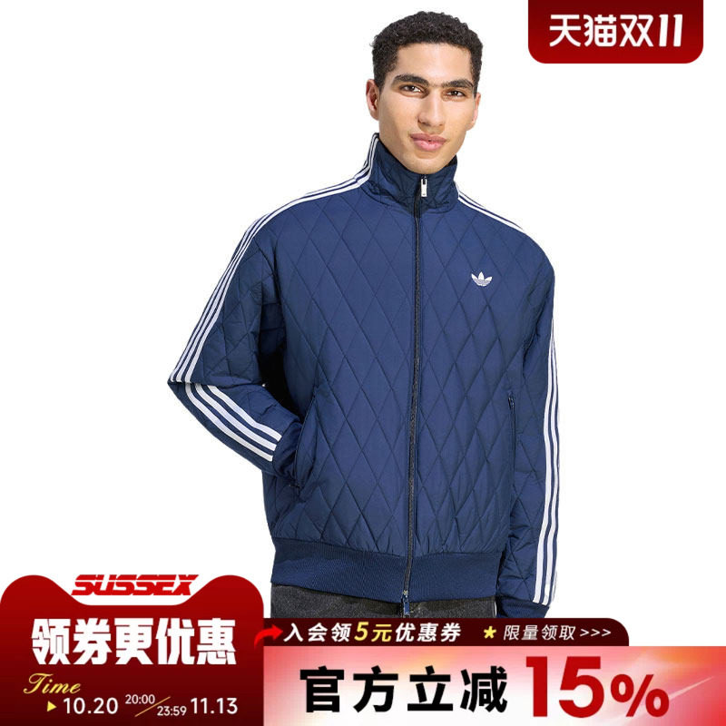 阿迪达斯运动休闲棉服